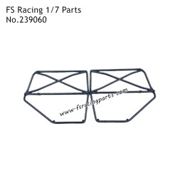 FSR RACING 1/7 Model TT Parts Left and Right Frame Kit 239060