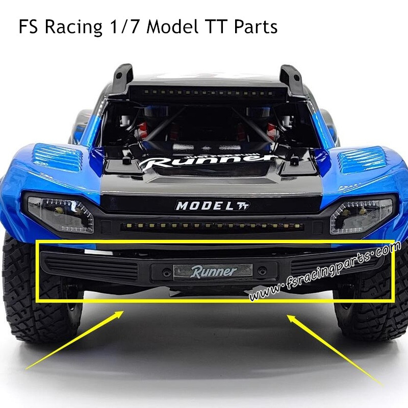 FS RACING 1/7 Model TT RC Car Parts Front Bumper