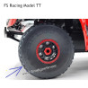 FS RACING 1/7 Model TT RC Car Parts Wheel Assembly Red