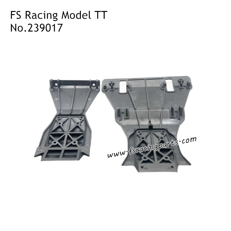 FSR RACING 1/7 Model TT RC Car Parts Front and Rear Bumper Plates 239017