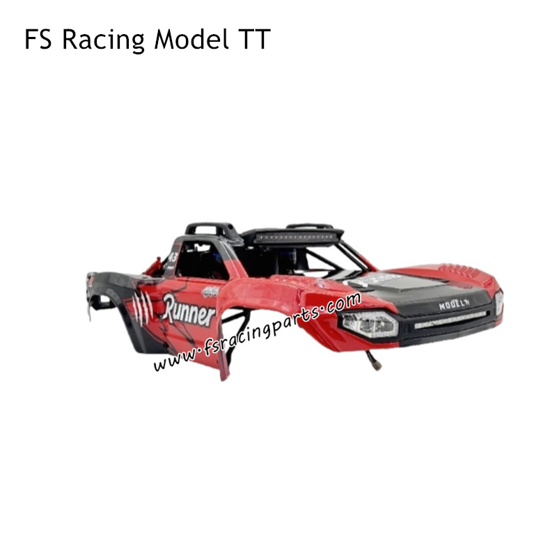 FSR RACING 1/7 Model TT RC Car Parts Car Shell