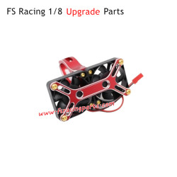 FSR RACING 1/8 Scale RC Truck Upgrade Parts Dual Motor Fan for 4985-1717 Motor Red