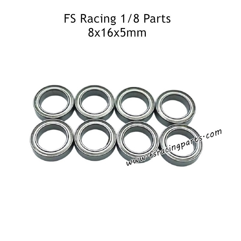 FS RACING 1/8 Scale Drift Car Parts 8x16x5mm Bearings 582008