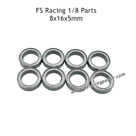 FS RACING 1/8 Scale Drift Car Parts 8x16x5mm Bearings 582008