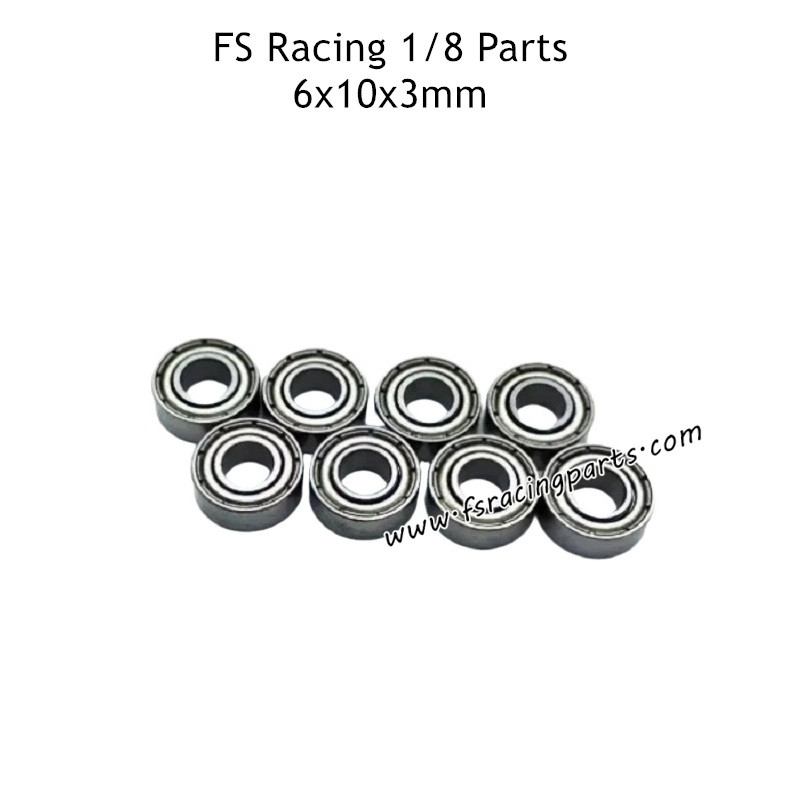 FS RACING 1/8 Scale Drift Car Parts 6x10x3mm Bearings 582009