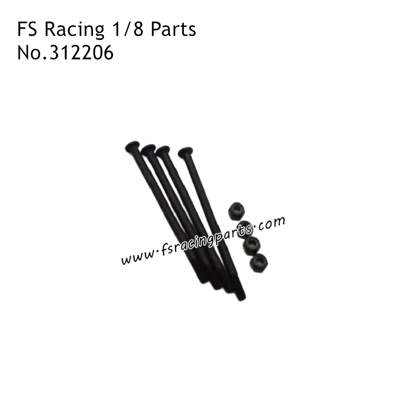 FS RACING 1/8 Scale Parts Fixed Pins 312206, FS RACING RC Truck Parts