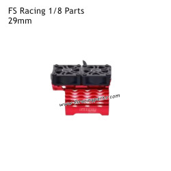 FS RACING 1/8 Scale RC Car Parts Single Fan 29mm Red