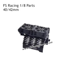 FS RACING 1/8 Scale RC Car Parts 40/42mm Dual Fan Black