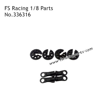FS RACING 1/8 Scale RC Car Parts Shock Absorbing Ball Head Mounts 336316, FS RACING RC Truck Parts