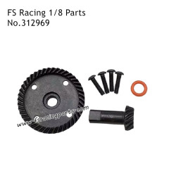 FS RACING 1/8 Scale RC Car Parts Front and Rear Differential Swash Bevel Gears 312969, FS RACING RC Truck Parts