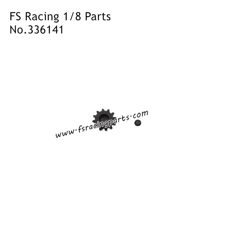 FS RACING 1/8 Scale Drift Car Parts 12T Motor Gear 336141, FS RACING RC Truck Parts