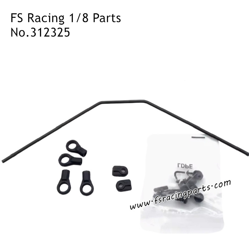 FS RACING 1/8 Scale Drift Car Parts Rear Sway Bar 312325, FS RACING RC Car Parts