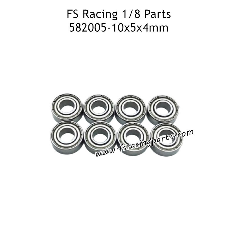 FS RACING 1/8 Scale Parts 10x5x4mm Bearings 582005, FS RACING RC Truck Parts