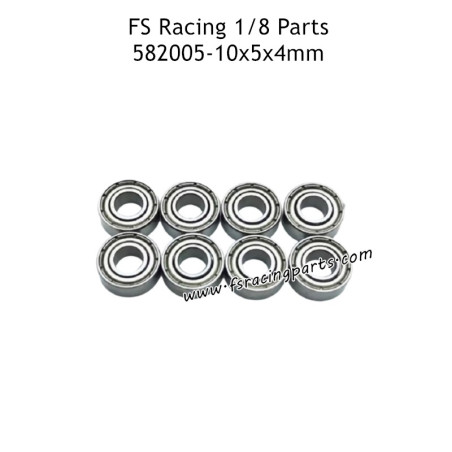 FS RACING 1/8 Scale Parts 10x5x4mm Bearings 582005, FS RACING RC Truck Parts