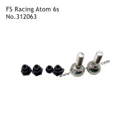 FS RACING Atom 6s Parts Front Swing Arm Ball Head Set 312063