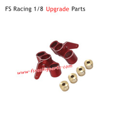 FS RACING 1/8 Scale Tank Shark Upgrade Parts Front Steering Cups Red