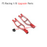 FS RACING 1/8 Scale Tank Atom Upgrade Parts Front Upper Swing Arm Red