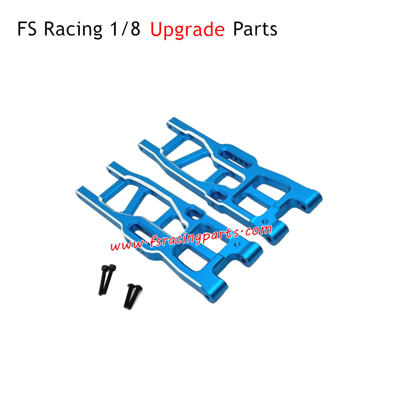 FS RACING 1/8 Scale Tank Shark Upgrade Parts Rear Lower Swing Arm Blue