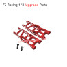 FS RACING 1/8 Scale Tank Shark Upgrade Parts Rear Lower Swing Arm Red