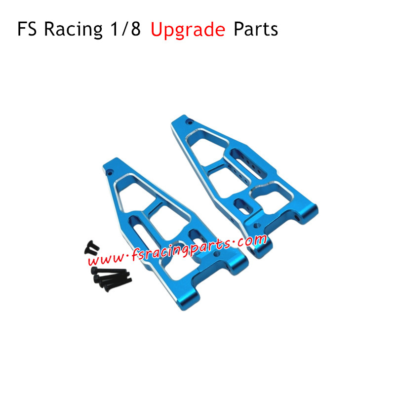 FS RACING 1/8 Scale Atom Shark Upgrade Parts Front Lower Swing Arm Blue