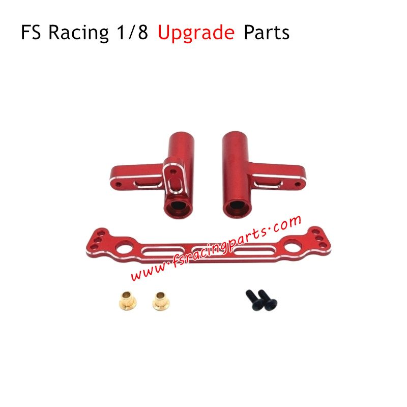 FS RACING 1/8 Scale Shark Atom Upgrade Parts Steering Kit Red