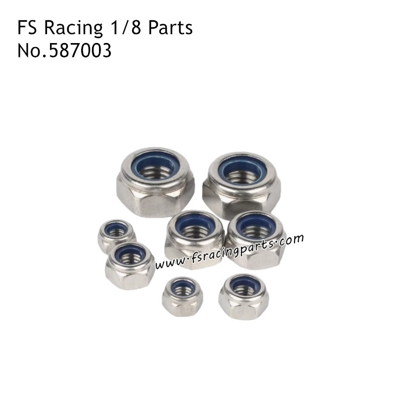 M2.5 Anti-Loosening Nut 587003 Parts for FS RACING 1/8 Scale RC Car