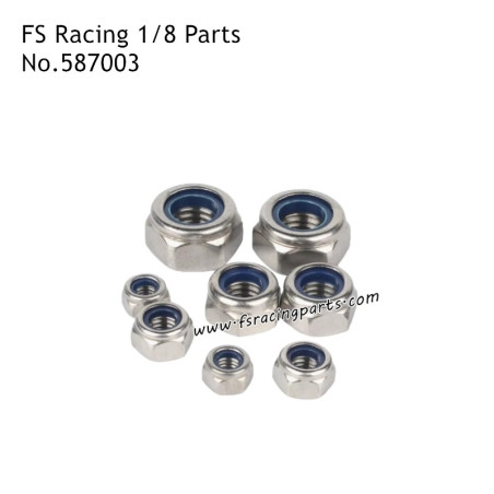 M2.5 Anti-Loosening Nut 587003 Parts for FS RACING 1/8 Scale RC Car