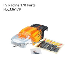 Car Shell Gold 336179 Parts for FS RACING 1/8 Scale Shark RC Car