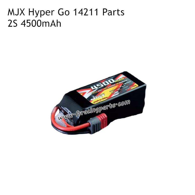 MJX Hyper Go 14211 RC Car Parts 2S 4500mAh Battery T-Plug