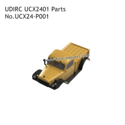UDIRC UCX2401 RC Crawler Parts Car Shell Yellow UCX24-P001