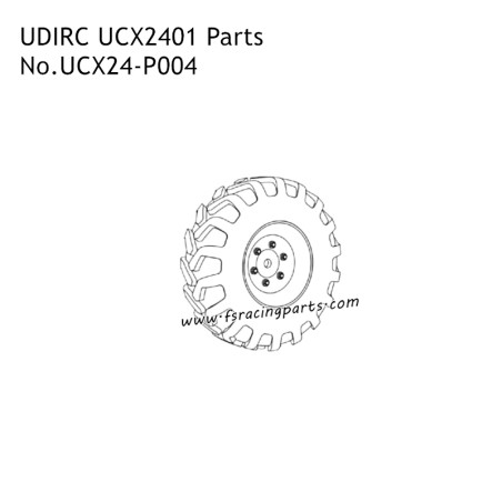 UDIRC UCX2401 RC Crawler Parts Wheel UCX24-P004