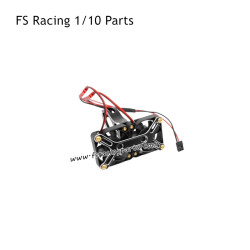 FSR RACING 1/10 Scale RC Truck Parts Dual Motor Fan for 4985-1717 Motor Black