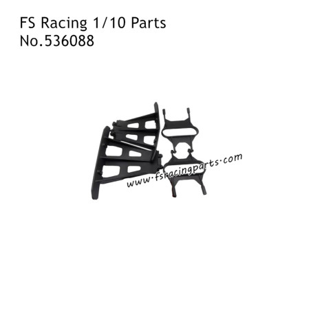 FS RACING 1/10 Scale Short Course Truck Parts Front and Rear Impact Protection, FS RACING 536088