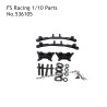 FS RACING 1/10 Scale Liberty RC Car Parts Hardened Shell Columns, FS RACING 536105