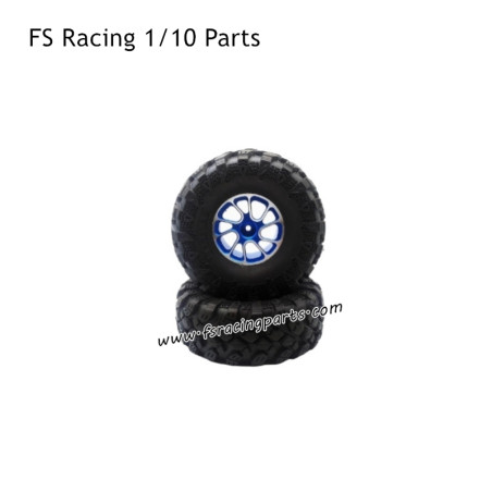 FS RACING 1/10 Scale Parts 118mm Wheels Blue