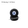 FS RACING 1/10 Scale Parts 118mm Wheels Blue