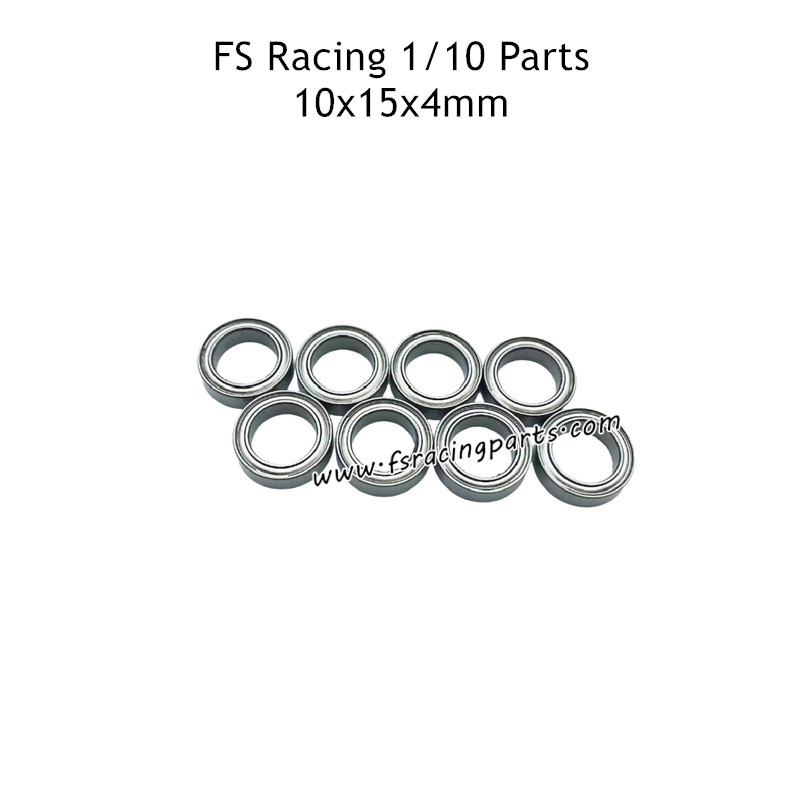 FSR RACING 1/10 Scale Parts 10x15x4MM Bearings