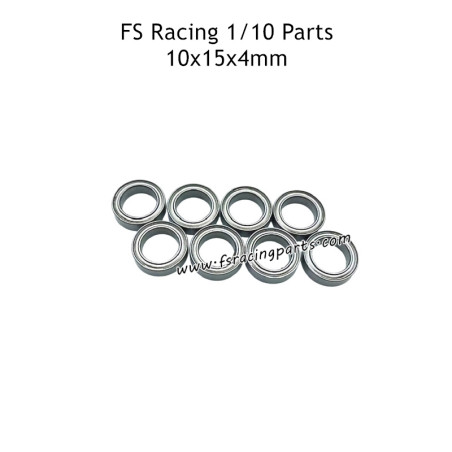 FSR RACING 1/10 Scale Parts 10x15x4MM Bearings