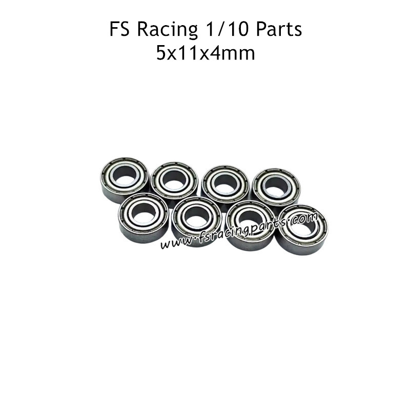FSR RACING 1/10 Scale Parts 11x5x4MM Bearings