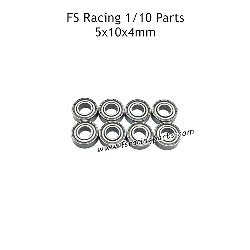 FSR RACING 1/10 Scale Parts 5x10x4MM Bearings