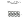 FSR RACING 1/10 Scale Parts 5x10x4MM Bearings