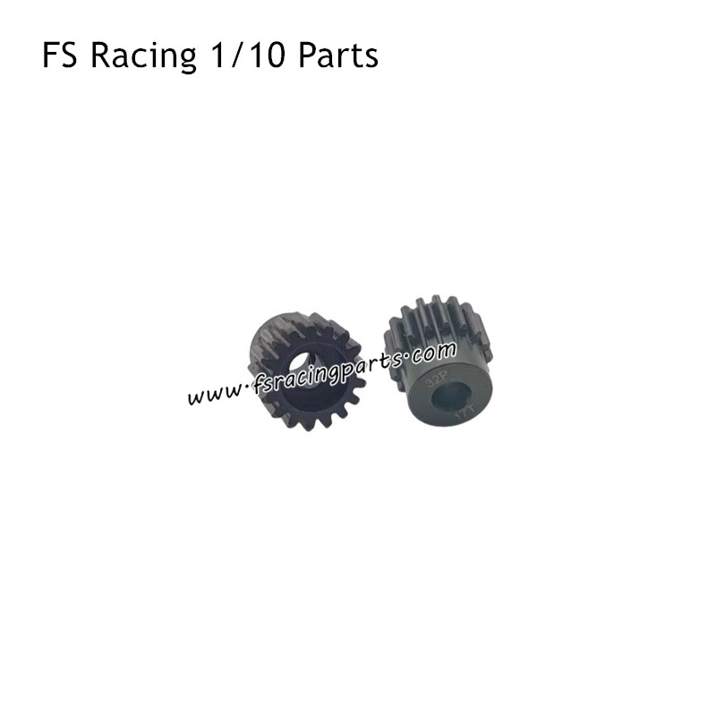 FS RACING 1/10 Scale High Speed Racing Car Parts 17T Steel Motor Gears 5mm 32DP