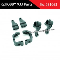 RZHOBBY WRC9 933 RC Car Parts Wheel Hub and Steering Hub Set 531063