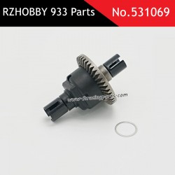 RZHOBBY WRC9 933 RC Car Parts Front Straight Axle Differential Assembly 531069