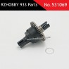RZHOBBY WRC9 933 RC Car Parts Front Straight Axle Differential Assembly 531069