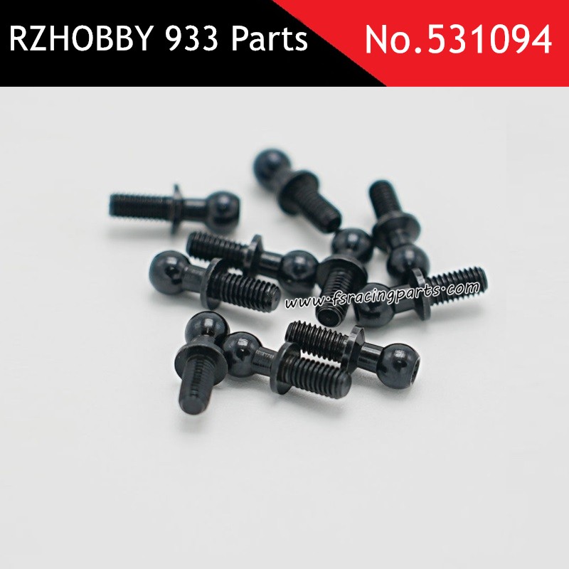 RZHOBBY WRC9 933 RC Car Parts Ball Head Assembly 531094