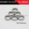 RZHOBBY WRC9 933 RC Car Parts 10x15x4mm Ball Bearings 582002