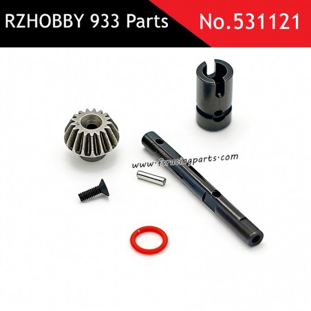 RZHOBBY WRC9 933 RC Car Parts Rear Bevel Gear Cup Assembly 531121