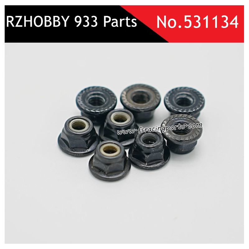 RZHOBBY WRC9 933 Parts Flange Nut 538242