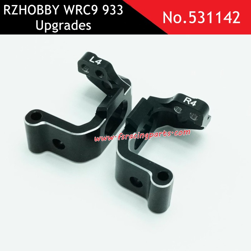 RZHOBBY WRC9 933 Upgrade Parts CNC C-mount Assembly 531142 Black